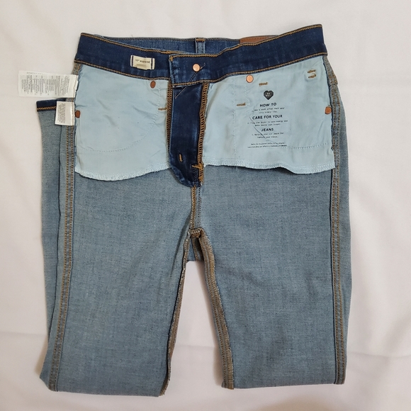 Madewell 10" High-Rise Skinny Jeans in Danny Wash Size 25P - Picture 9 of 9